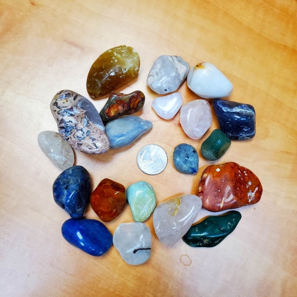 1 lb Gem Stone Lot #6 - 16oz of tumbled stones